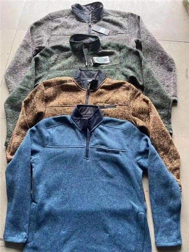 เสื้อสวมหัวแฟชั่นซิปผู้ชาย 1/4 ของผู้ชาย